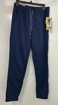 ¡NUEVO! Joggers con puños forrados en vellón Rimrock resistentes a la intemperie talla PEQUEÑA azul marino con bolsillos Foto 1 de 4