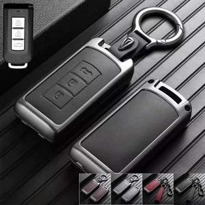 Funda Carcasa Llavero Coche Aleación Zinc Cuero Para Mitsubishi Outlander Eclipse Cross - Imagen 1 de 20