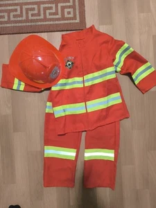 Feuerwehrmann Kostüm für Kinder / Karneval Fasching Jungen Feuerwehr Party Set - Bild 1 von 3