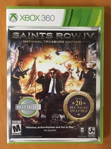 NEW sealed SAINTS ROW 4 IV National Treasure Edition XBOX 360 Microsoft 20 DLC - Picture 1 of 3