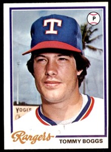 1978 TOPPS TOMMY BOGGS TEXAS RANGERS #518 (108)