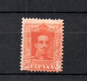 Spain 1925 old 50 Centimos king Alphons XIII stamp (Michel 293 A) nice MLH - Picture 1 of 2