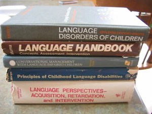 Vintage SPEECH LANGUAGE PATHOLOGY RESOURCE REFERENCE BOOKS Muma Wiig Berry - Picture 1 of 1