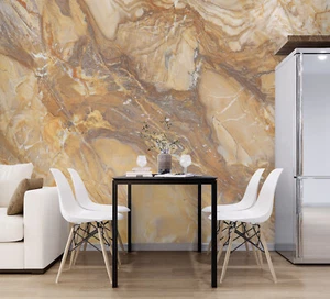 3D Retro Yellow O925 Wallpaper Wall Murals Removable Wallpaper Sticker Eve - Picture 1 of 11