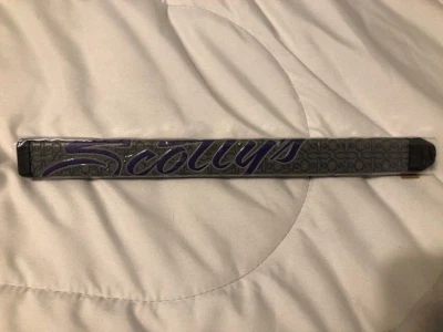 Scotty Cameron 桨推杆握把灰色带紫色刻字中号 Titleist 全新 — 第 1/4 张图片