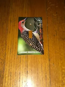 PLACA DE INTERRUPTOR DE LUZ DE PÁJARO CARPINTERO WILD CLÁSICO F - Imagen 1 de 1