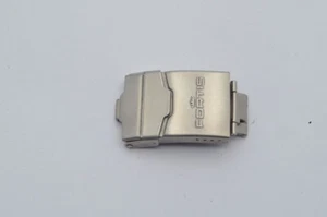 Fortis Spacematic Steel Bracelet Folding Clasp 20MM Deployment Clasp Vintage - Picture 1 of 2