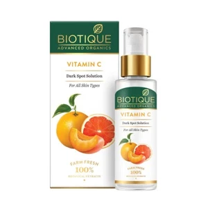 Biotique Vit C Dark Spot Solution Serum 30ml Radiant Skin Reduce Pigmentation - Picture 1 of 3