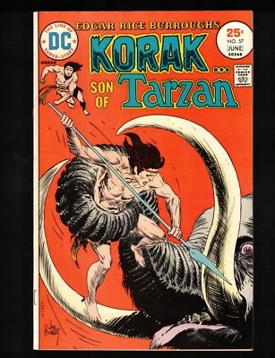 Edgar Rice Burroughs Korak...Son of Tarzan #57  Hi-Grade VF 1975  DC Comic - Image 1 of 4