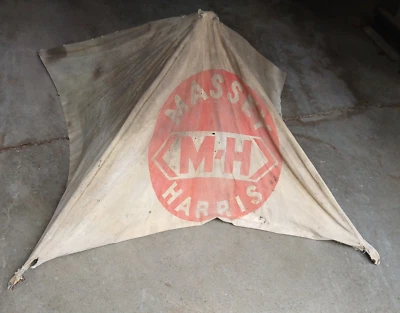 Paraguas tractor Massey Harris antiguo/de colección raro Foto 1 de 4