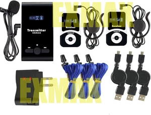 EXMAX ATG-100TWireless Microphone Simultaneous Interpretation Equipment 1T2R USB - Picture 1 of 17
