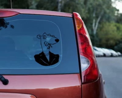 Calcomanía de coche Screeching Weasel Vinilo Logo de banda Brillante Parachoques Pegatina Punk Pop Rock Foto 1 de 4