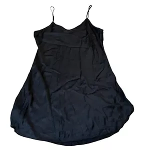 Athene Damen XL 100% Seide schwarz Schlupfkleid - Bild 1 von 3