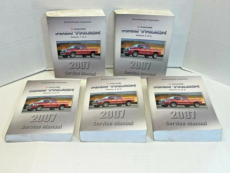 Dodge Ram 2007 camioneta pickup taller manual de reparación 1500-3500 SRT-10 diésel Foto 1 de 4