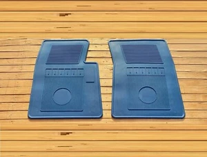 For Toyota Pickup SR5 4x4 Rubber floor mat Blue Set of2 New Fits: 1983-1993 - Picture 1 of 1
