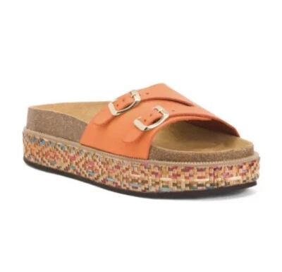 Nuevo FREE PEOPLE Caravelle Plantilla de Corcho Plataforma Sandalia 8.5 Zapatos Boho Tiger Lily Foto 1 de 4