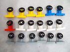 Lego Stand 1 x 2 Black Steering Wheel Part No: 3829 Mixed Colours x 18 as shown
