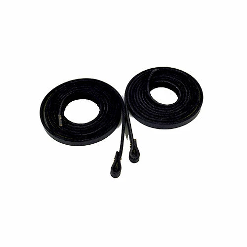 Riendas divididas de cuero Fabtron negras Foto 1 de 1