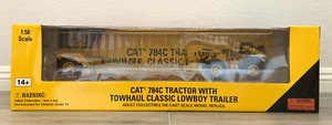Caterpillar CAT 784C Tractor with Lowboy Trailer 1:50 Norscot 55220 Sealed Box - Picture 1 of 12