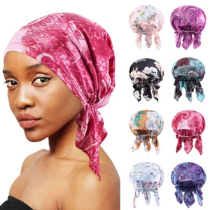 Elastische Turban-Mütze für Frauen Krebs Chemo Haarausfall Kappe muslimischer Hijab Head Wrap Cover - Bild 1 von 38