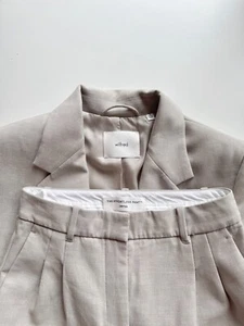 Pantalones Blazer Aritzia WILFRED Generation Sin Esfuerzo Gris Traje 2 piezas, Talla M/6 - Imagen 1 de 16