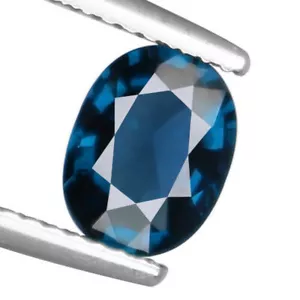 Flawless Look Spinel 1.39ct deep indicolite blue color 100% natural earth mined - Bild 1 von 12