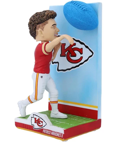 Kansas City Chiefs Patrick Mahomes #15 NFL Action Pose Light Up Ball Bobblehead Cover
