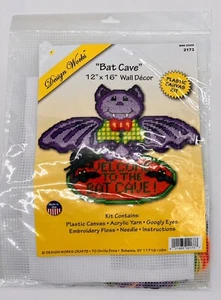Design Works Bat Cave Plastic Canvas Kit 2173 Halloween - Picture 1 of 3