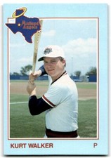 1988 Grand Slam Baseball Card Kurt Walker b Midland Angels #2