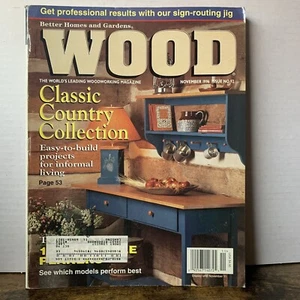 Vintage Wood Magazine November 1996 Build This Classic Country Collection - Picture 1 of 4