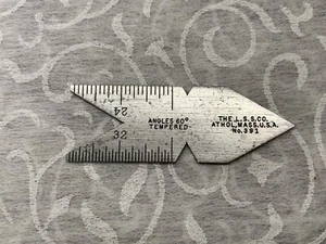 Starrett Nr. 391 Center Gage Made in USA - Bild 1 von 3