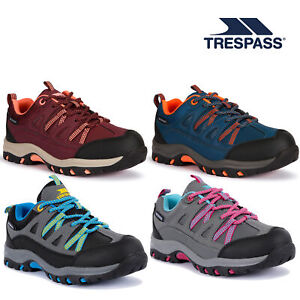 Trespass Kids Walking Boots Low Cut Waterproof Breathable Gillon II
