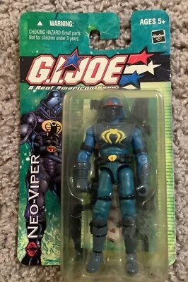 Hasbro G.I. Joe 2003 Neo Viper A Real American Hero как новый на картонке - Изображение 1 из 4