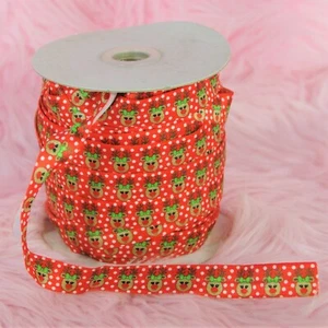 Costura Rojo Reno FOE Plegable Suave Elástico NAVIDAD VACACIONES 3YD  - Imagen 1 de 2