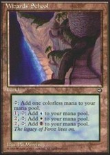 4 Wizards' School - LP - Homelands - mtg - x4 4x