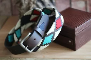 Leder Gaucho Argentinien Gürtel echter Gaucho handgefertigter Markenledergürtel + BOX UK - Bild 1 von 5