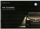 Volkswagen Touareg Specifications 2012-13 UK Market Brochure SE Escape Altitude