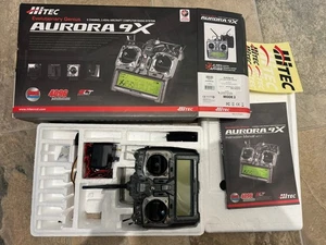 Hitec Aurora 9X Transmitter 2.4Ghz AFHSS 9 Channel RC Plane Glider - Picture 1 of 7