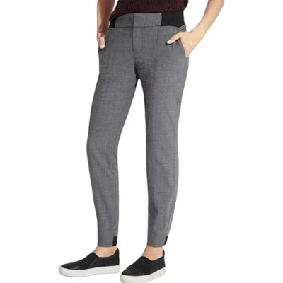 Pantalones de chándal Athleta Work It City mezcla de lana gris negro para mujer talla 10” Foto 1 de 4