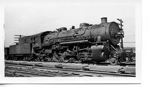 25D587 RP 1936 INDIANA HARBOR BELT RAILROAD 2-8-2 LOCO #256 CONGRESS PARK IL - Picture 1 of 1