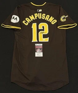 Luis Campusano Game Issued Used 2024 SD Padres Jersey Signed Autographed JSA COA - Picture 1 of 5
