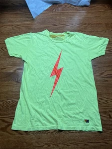 Aviator Nation Shirt Youth 14 Neon Gelb Lightning Bolt Grafik Kinder - Bild 1 von 10