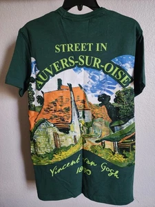 Rebel Art Vincent Van Gogh Auvers Sur Oise Frankreich Malerei Tshirt Gr. S grün - Bild 1 von 4