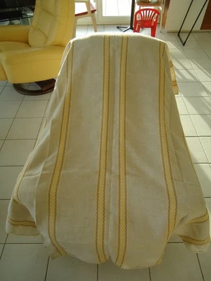 NAPPE LIN LITEAUX TISSES DENTELLE - Photo 1/4