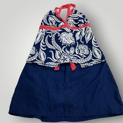 Traje de baño Jag Active para mujer L Tankini azul y blanco floral top y pantalones cortos Foto 1 de 4