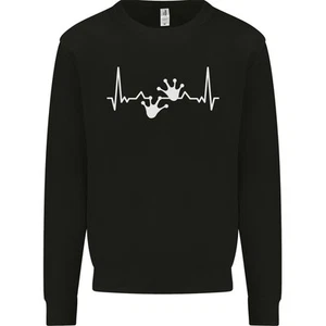 Lizard ECG Gekko Pulse Iguana Gecko Kids Sweatshirt Jumper - Picture 1 of 33