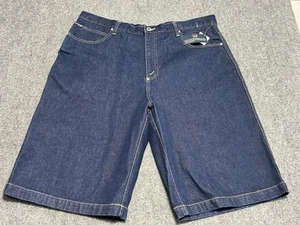 Vintage Y2K Deadstock Phat Farm Jean Shorts Basic Deadstock 38 Baggy Skater - Picture 1 of 10