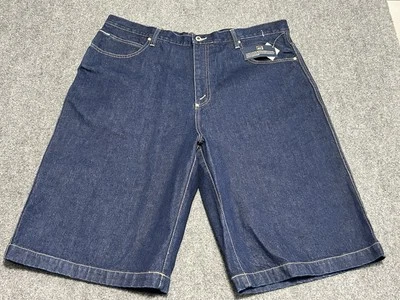 Vintage Y2K Deadstock Phat Farm Jean Shorts Basic Deadstock 38 Baggy Skater - Image 1 of 4