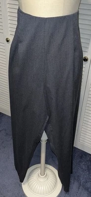 EUC Briggs New York Dress Pants ~ Size 24W ~ Wide Elastic Waist ~ Gray ~Side Zip - Image 1 of 4