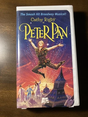 The Smash Hit Broadway Musical Cathy Rigby Is Peter Pan VHS A&E Home Video Retro - Image 1 of 4